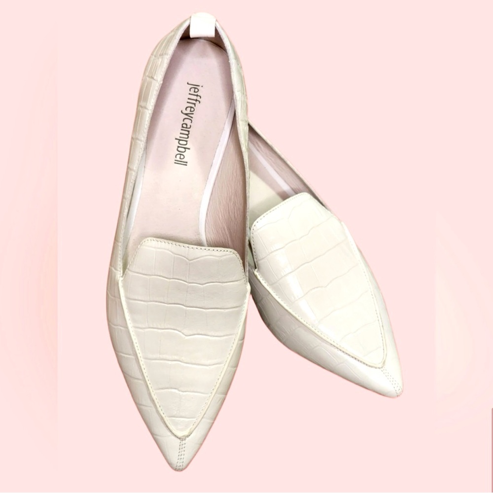 Jeffrey Campbell Fiona pointed toes loafers brand new